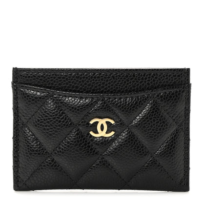 Chanel Caviar Quilted Card Holder Black 1 of 8