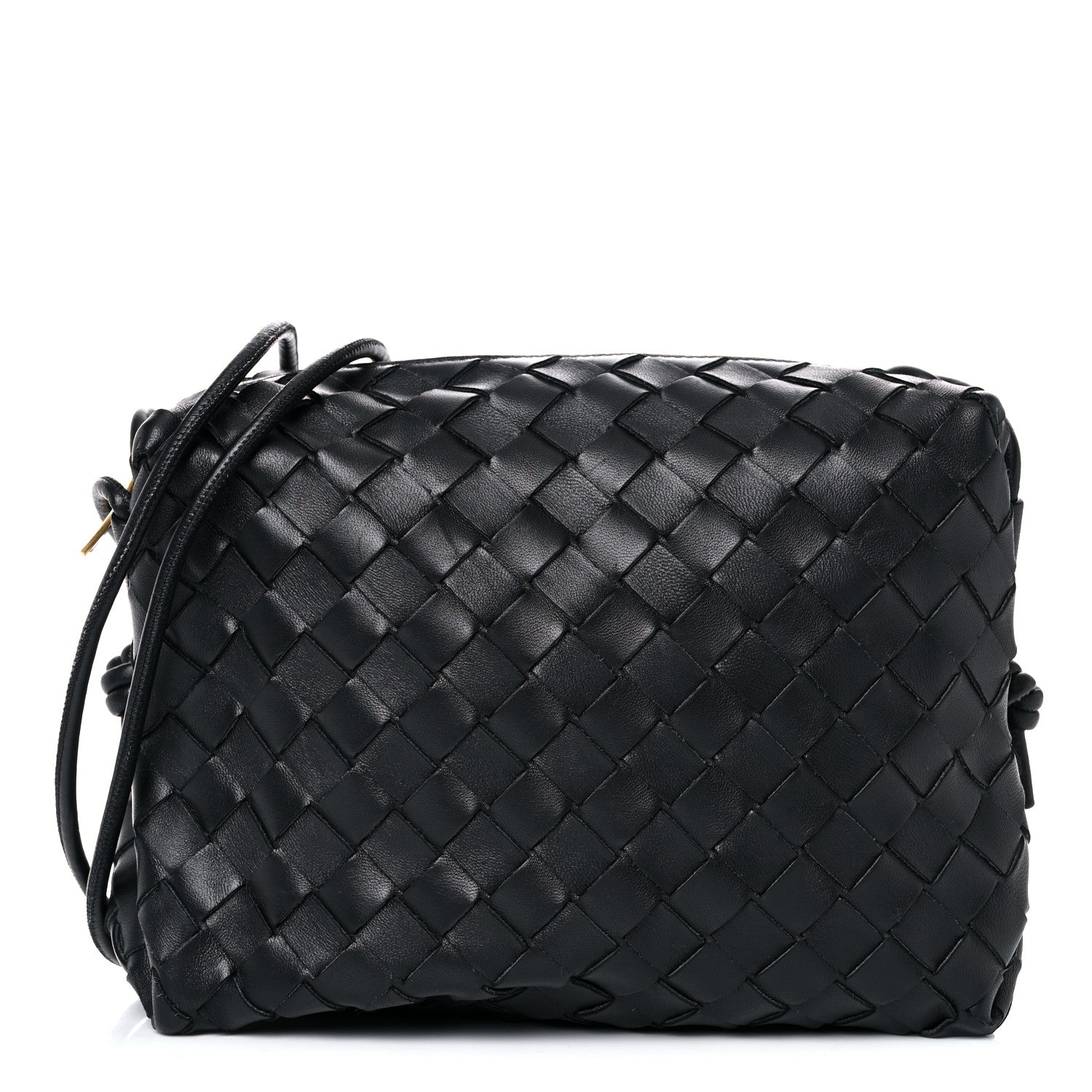 Bottega Veneta Nappa Intrecciato Medium Loop Camera Bag Black 1 of 10