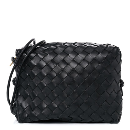 Bottega Veneta Nappa Intrecciato Medium Loop Camera Bag Black 1 of 10