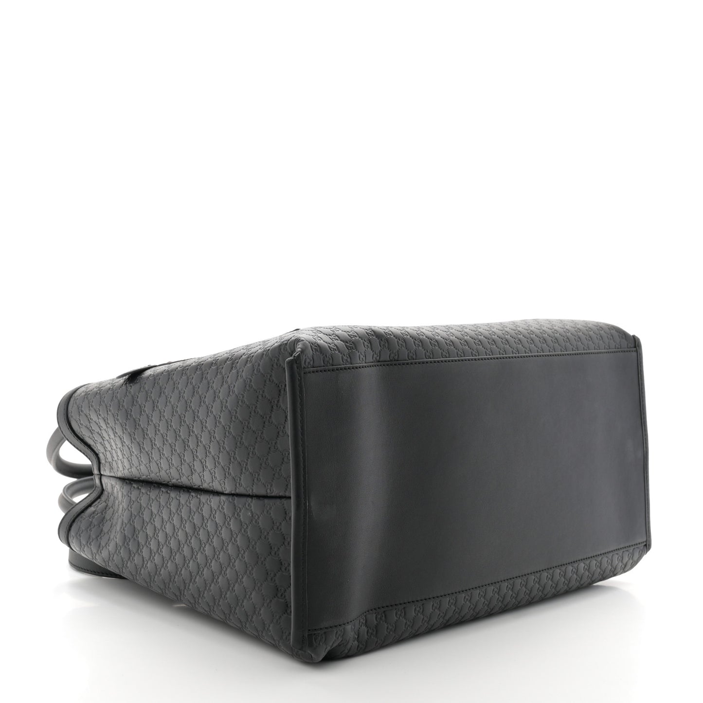 Soft Microguccissima Large Tote Black