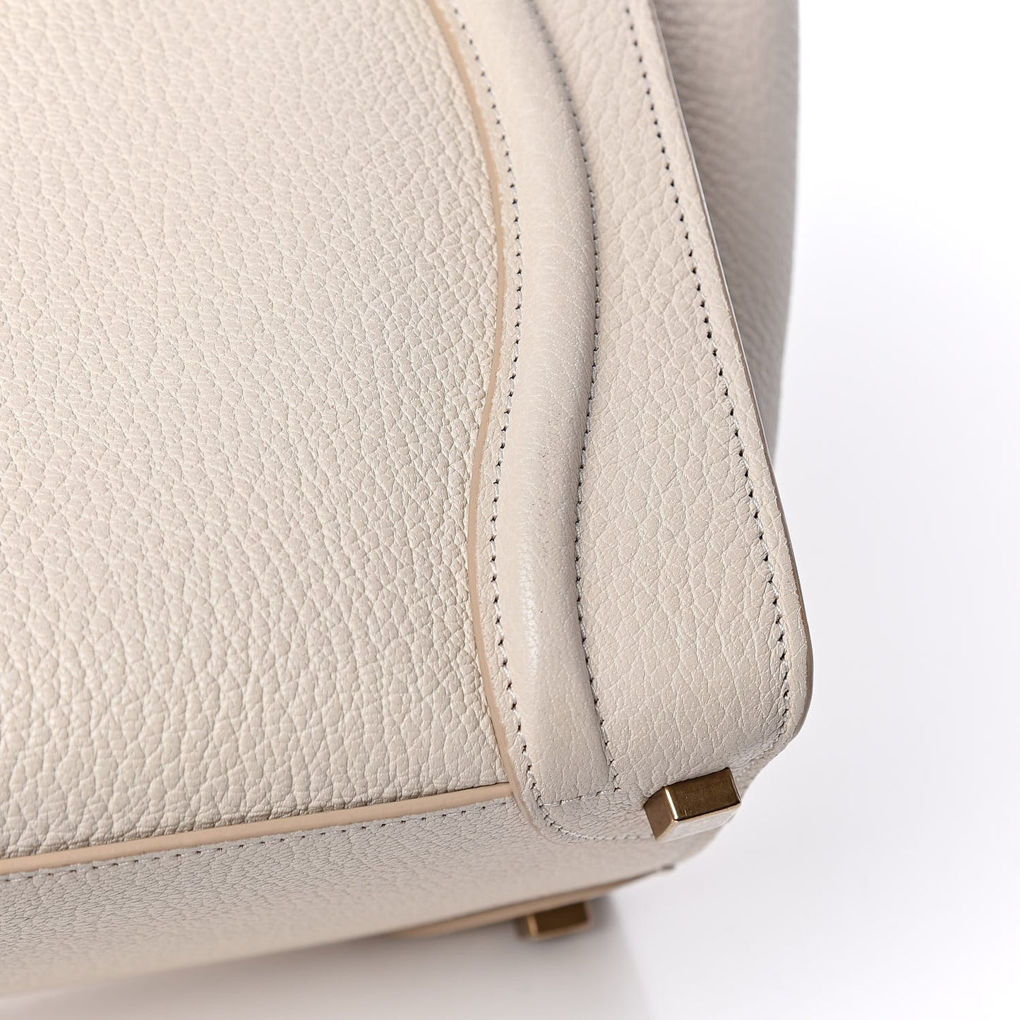 Goatskin Micro Luggage White