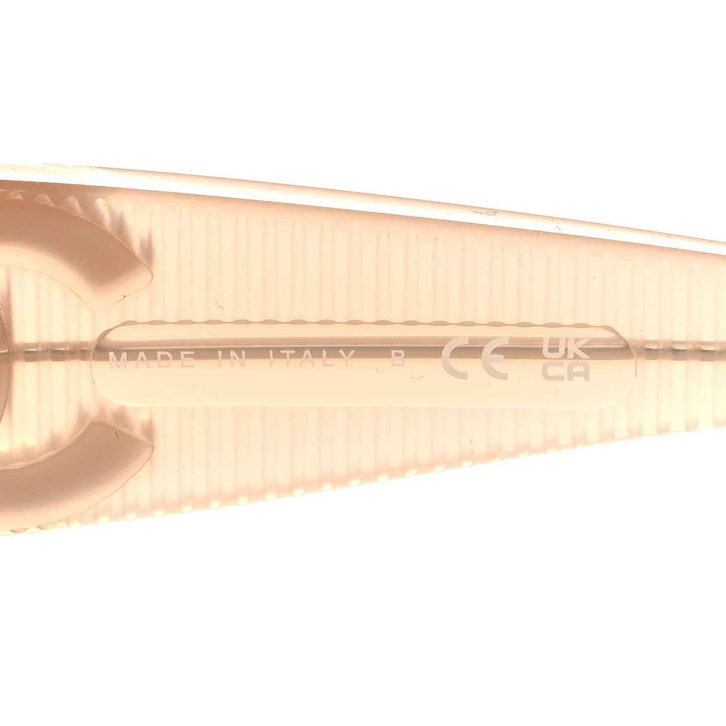 Transparent Acetate Shield Sunglasses 5495 Light Pink