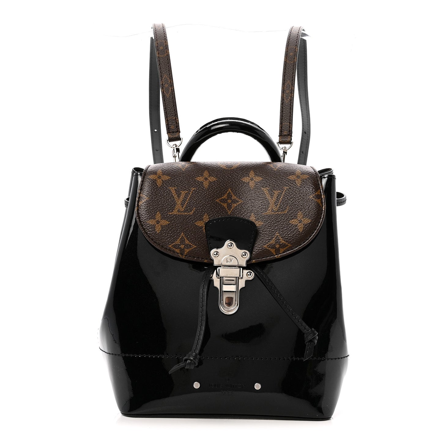 Patent Monogram Hot Springs Backpack Black
