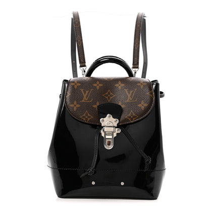 Louis Vuitton Patent Monogram Hot Springs Backpack Black 1 of 12