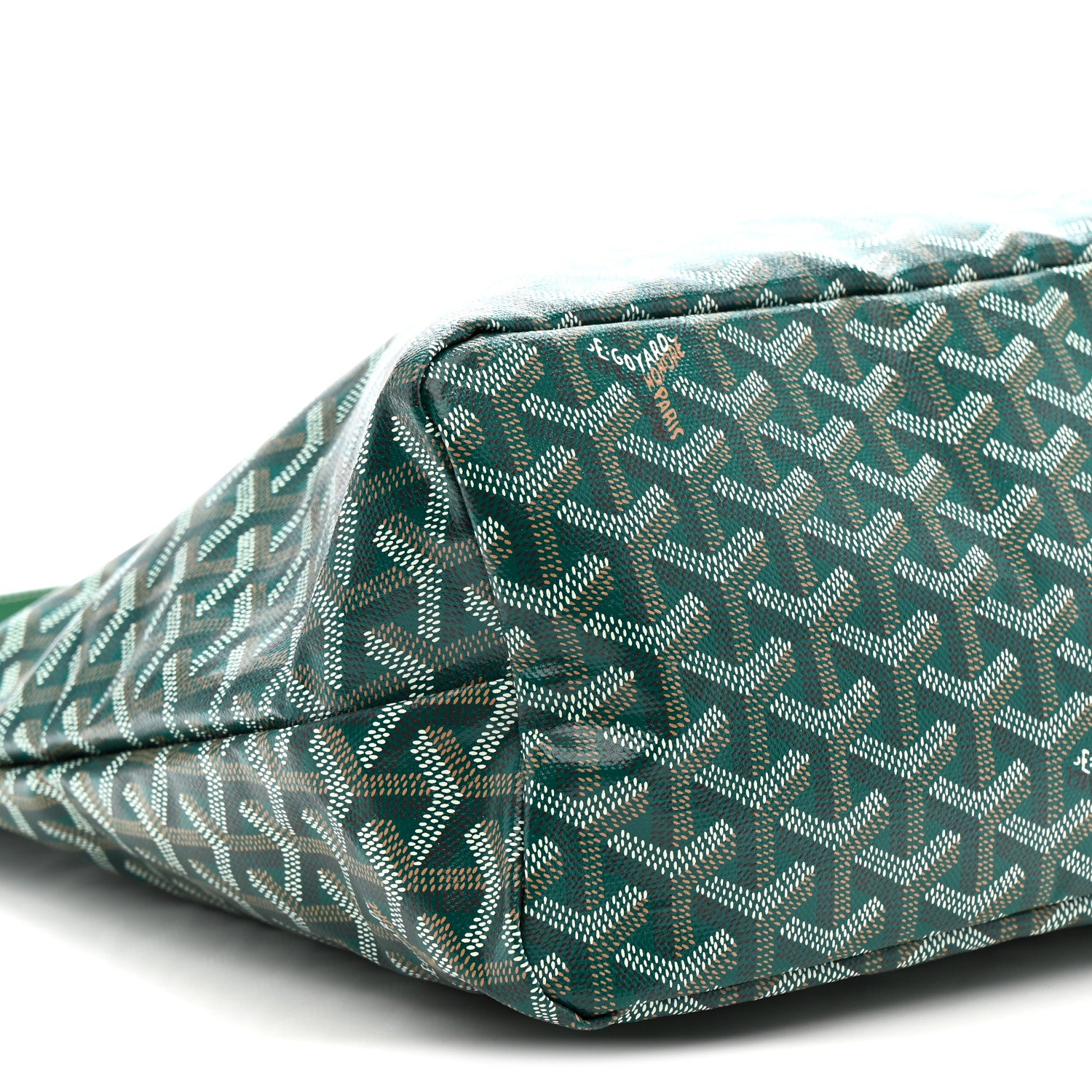 Goyard Goyardine Coeur Boheme Hobo Green 10 of 11