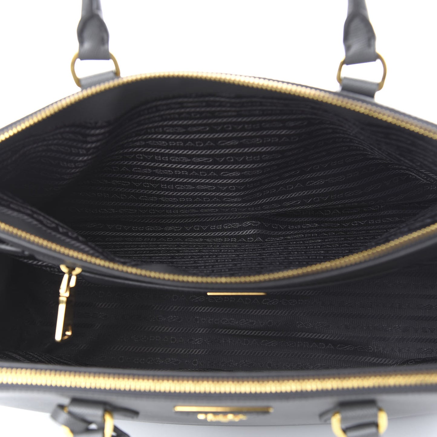 Saffiano Large Galleria Double Zip Tote Marmo