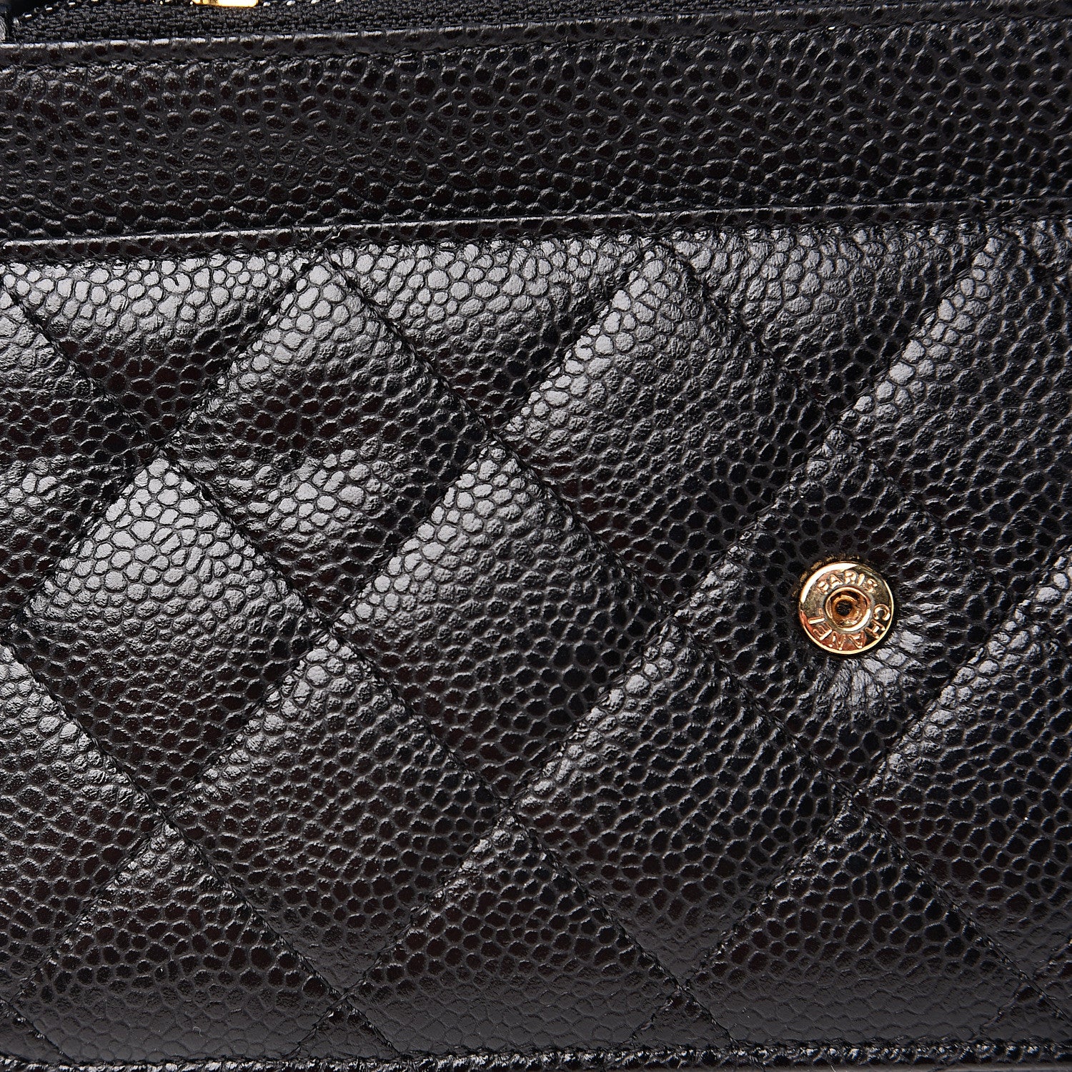 Chanel Caviar Quilted Wallet On Chain WOC Black 8 of 9