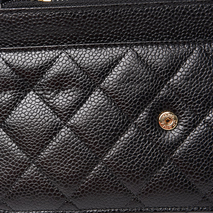 Chanel Caviar Quilted Wallet On Chain WOC Black 8 of 9