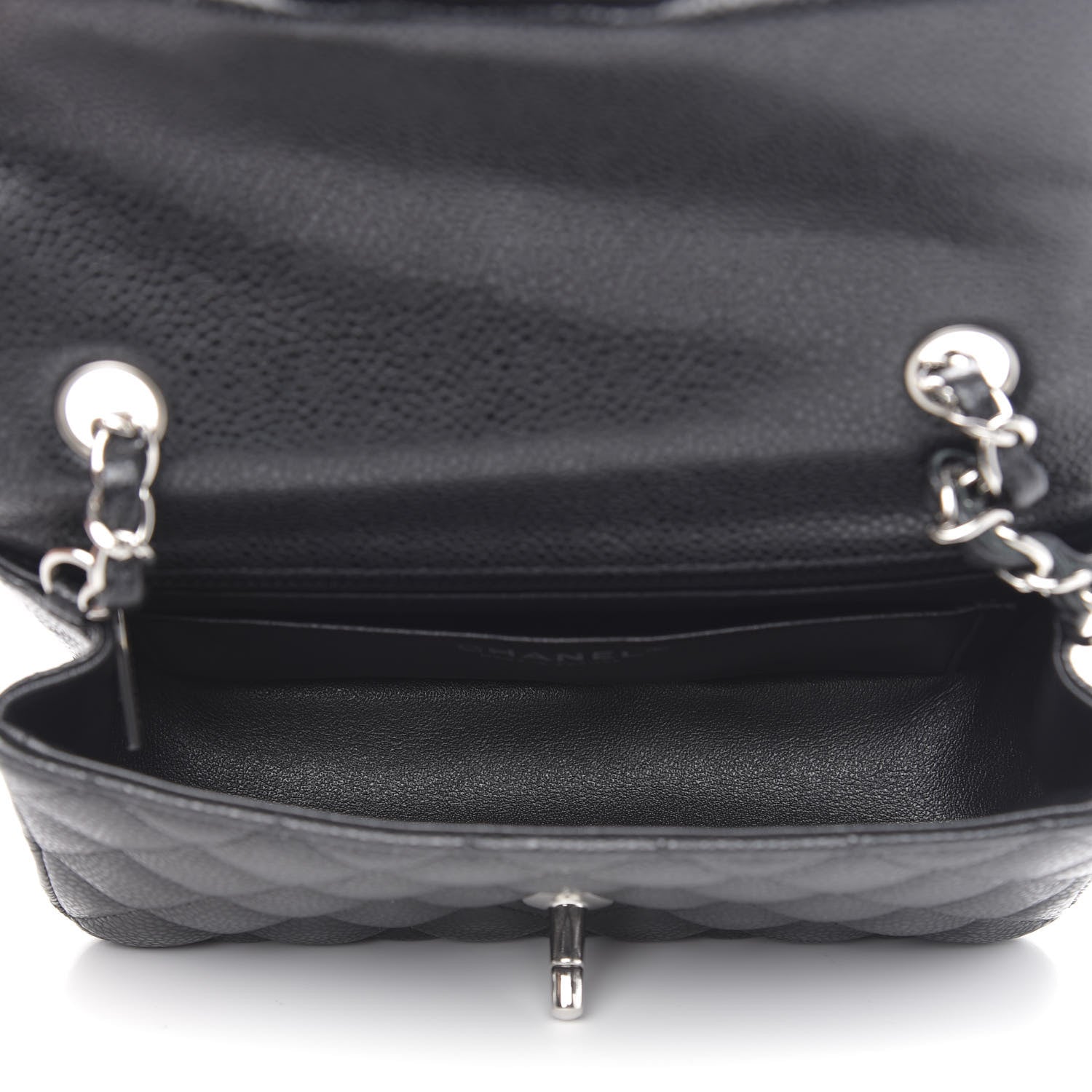 Chanel Caviar Quilted Mini Rectangular Flap Black 5 of 12