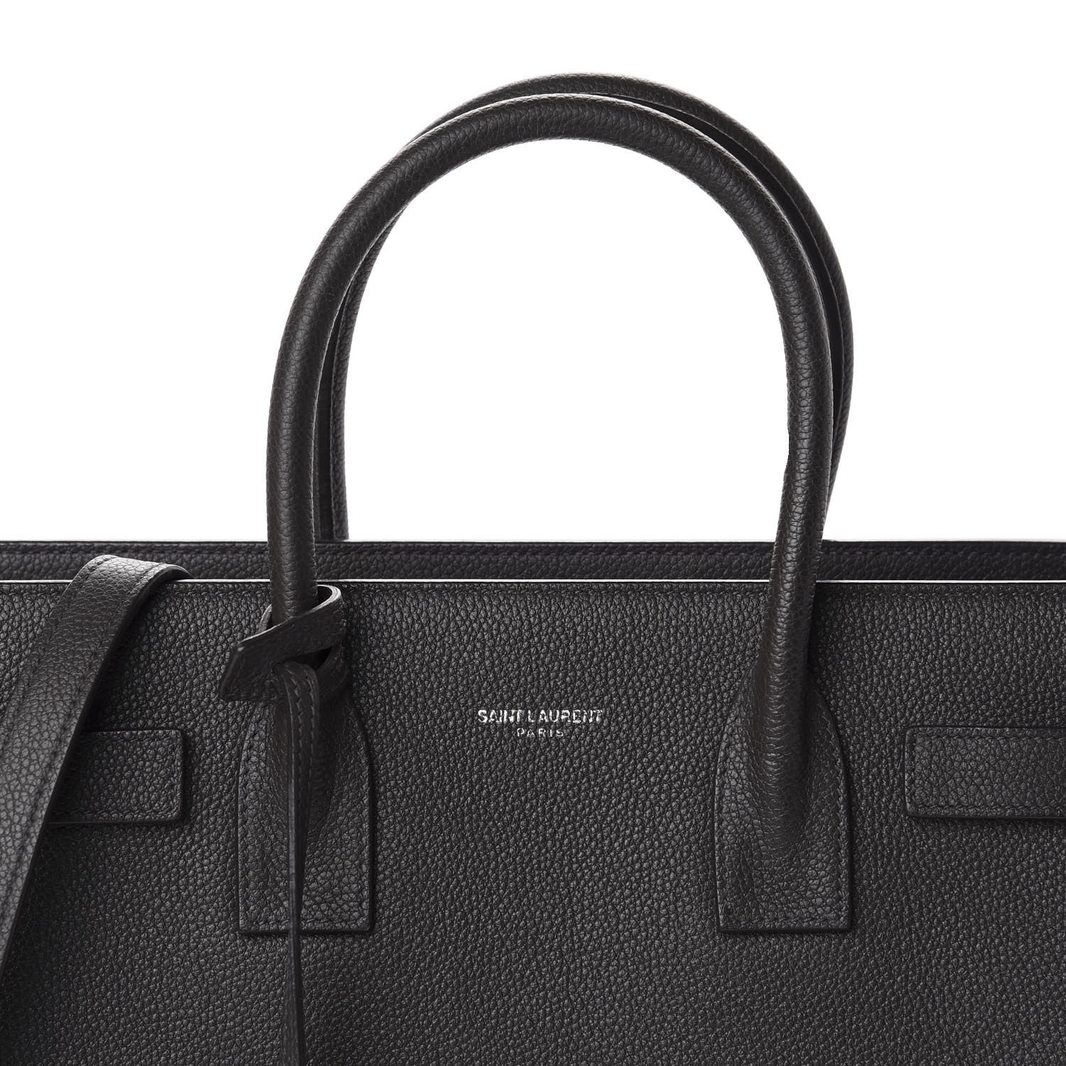 Saint Laurent Grained Calfskin Baby Sac De Jour Black 20 of 20