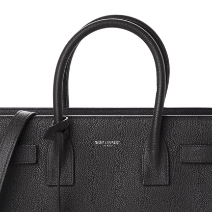 Saint Laurent Grained Calfskin Baby Sac De Jour Black 20 of 20