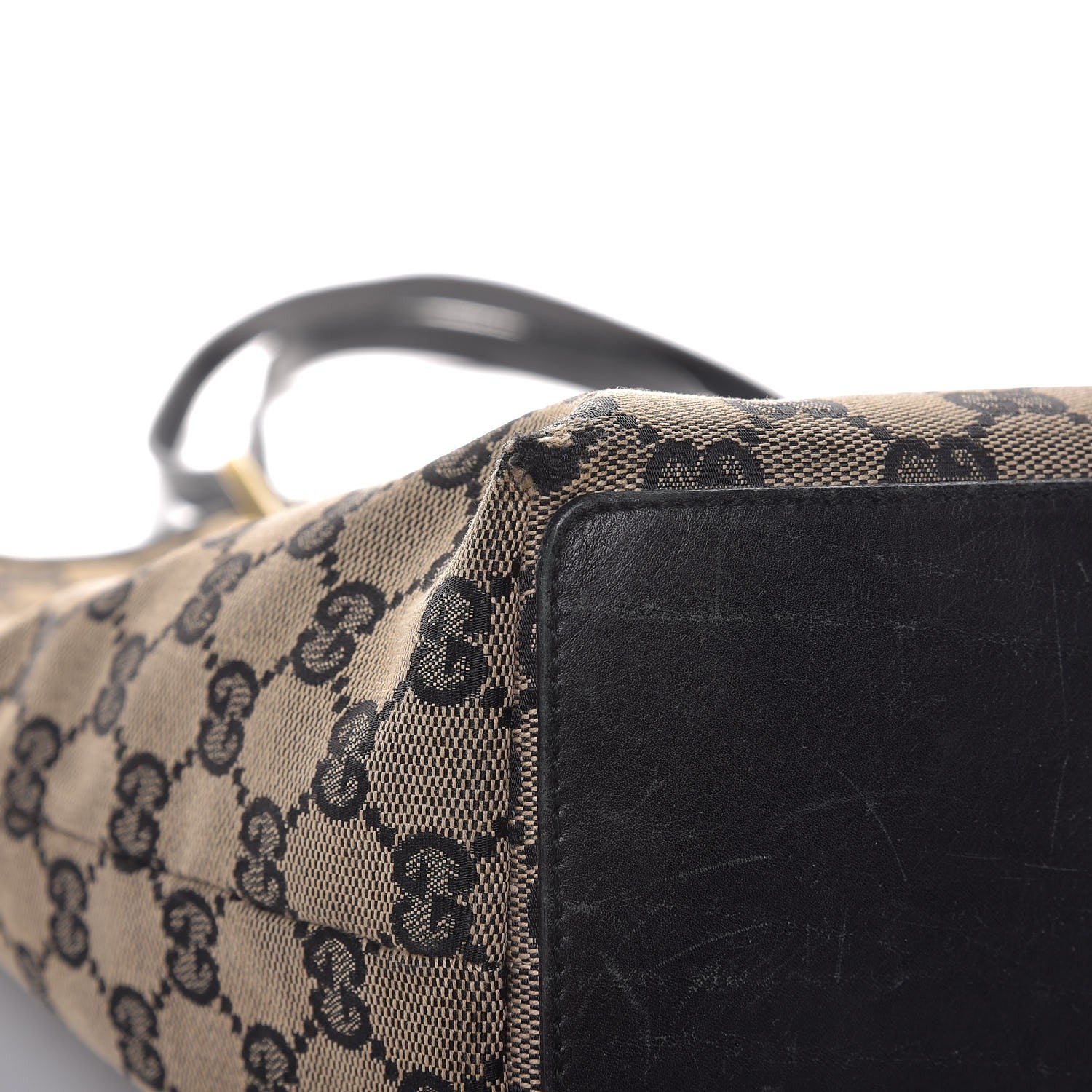 Gucci Monogram Large Bucket Tote Black 11 of 16