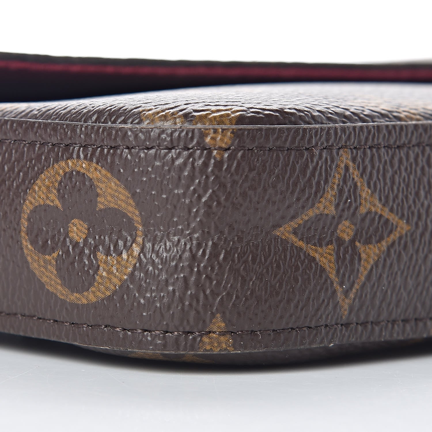 Louis Vuitton Monogram Pochette Felicie Chain Wallet Fuchsia 6 of 14