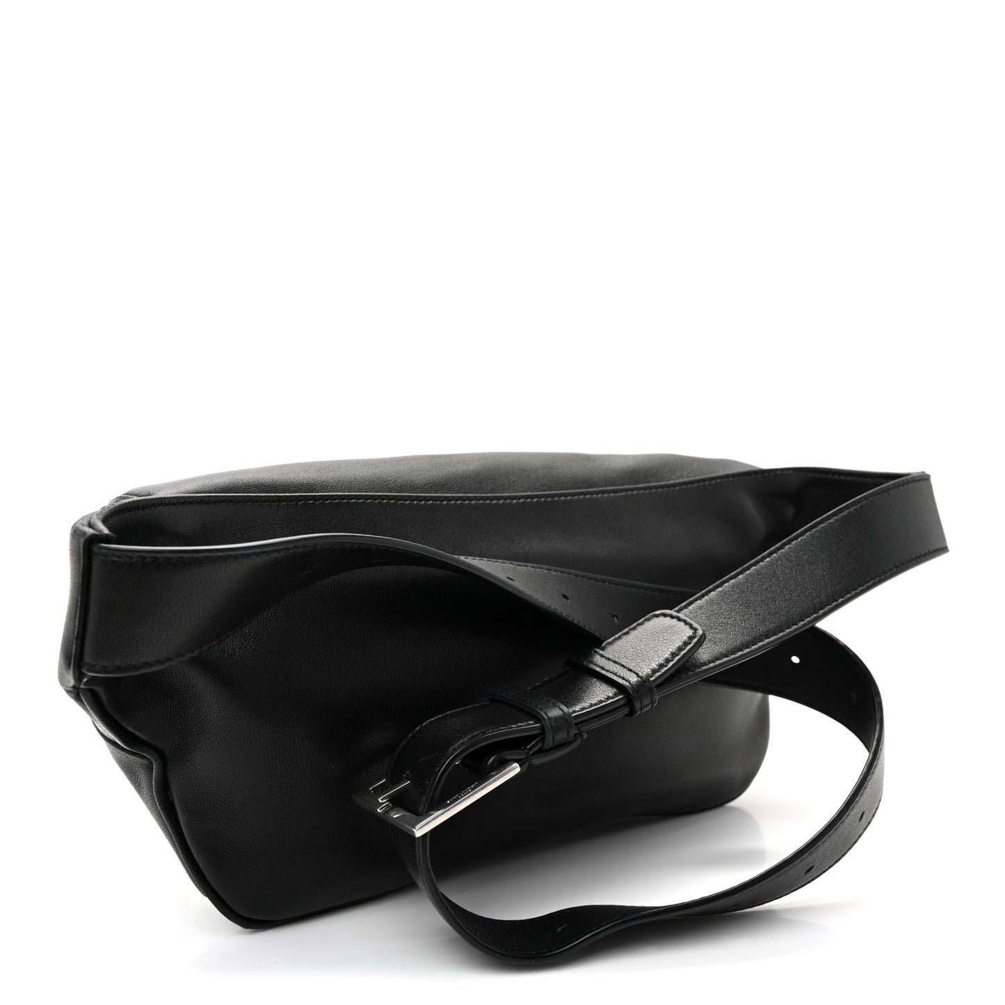 Lambskin Monogram Belt Bag  Black