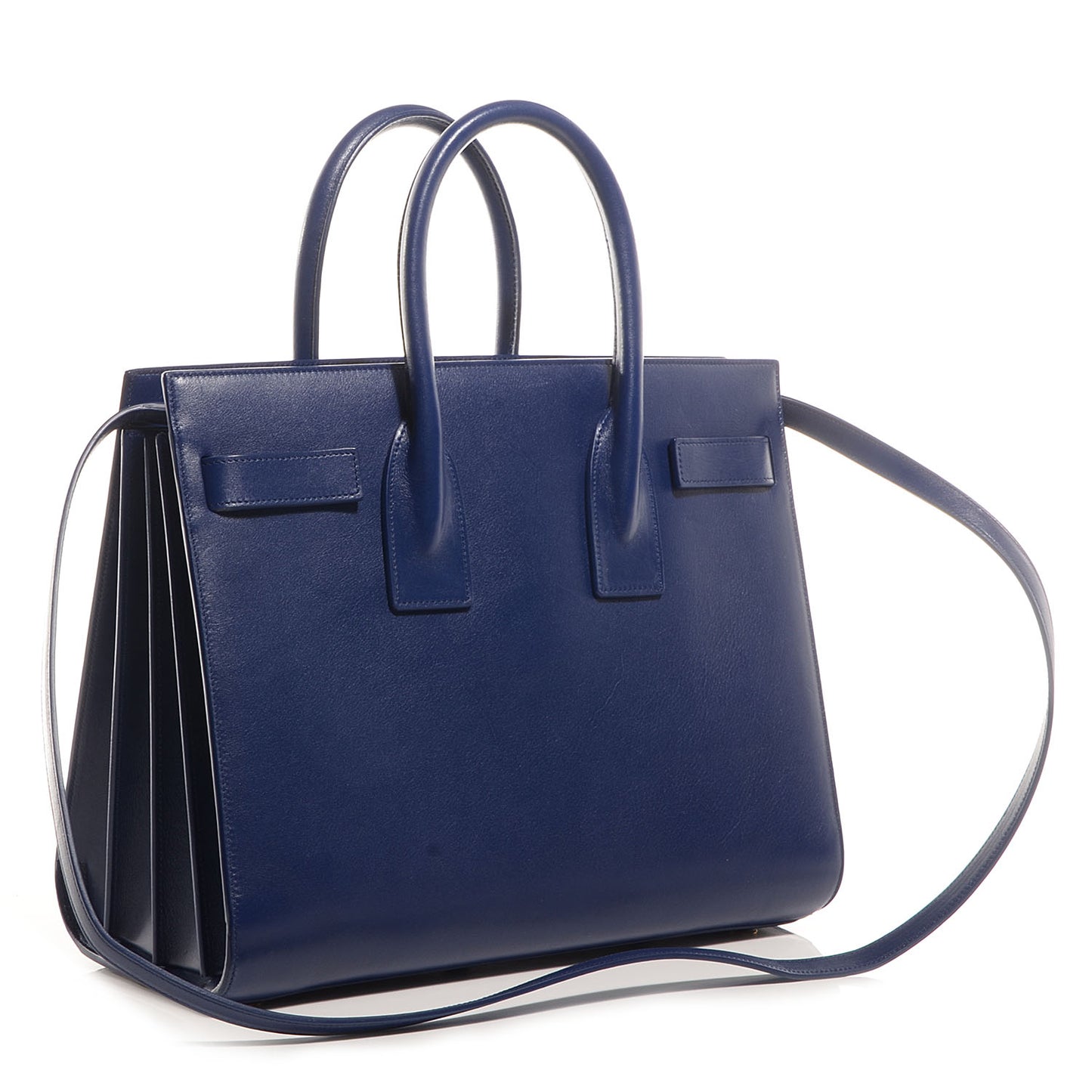 Leather Classic Sac De Jour Small Blue