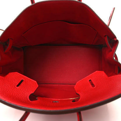 Hermes Togo Birkin 35 Rouge Casaque 5 of 15