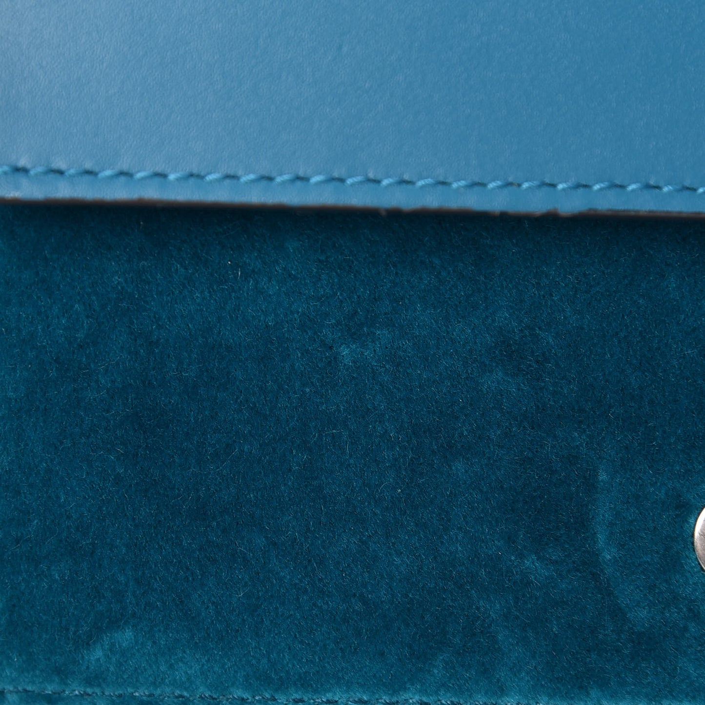 Velvet Super Mini Dionysus Shoulder Bag Pavone Cyan