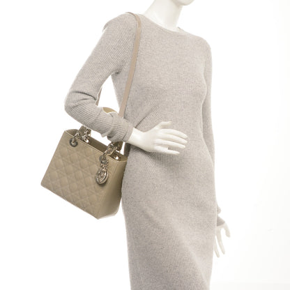 Christian Dior Patent Cannage Medium Lady Dior Grey 2 of 6