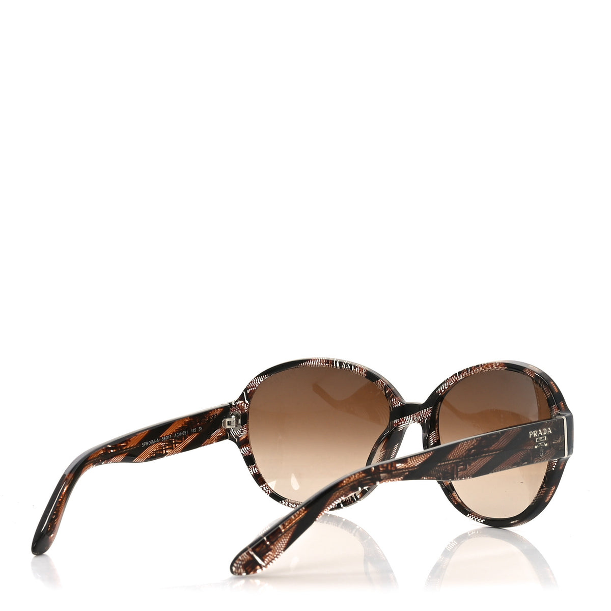 PRADA SPR 651 Black/Chrome Authentic Sunglasses Prada PR 02ZS 1AB06T Sunglasses - US main image 2