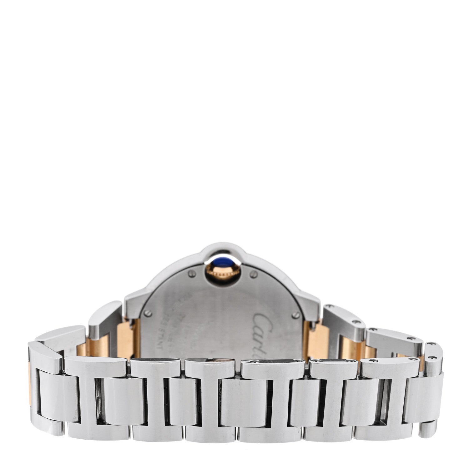 Cartier Stainless Steel 18K Yellow Gold Diamond 33mm Ballon Bleu De Cartier Automatic Watch 3 of 4