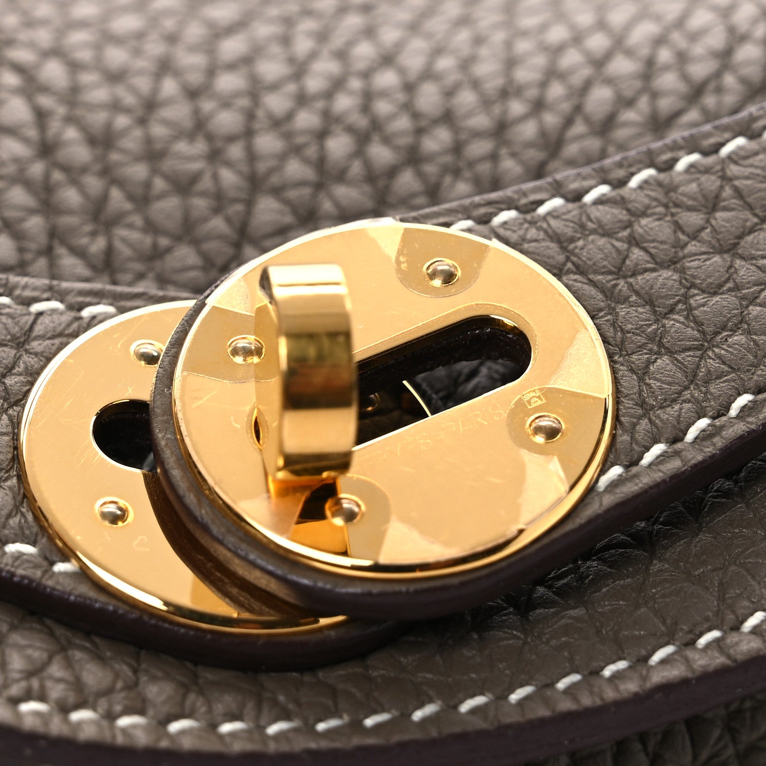 Hermes Taurillon Clemence Lindy 26 Etoupe 12 of 17