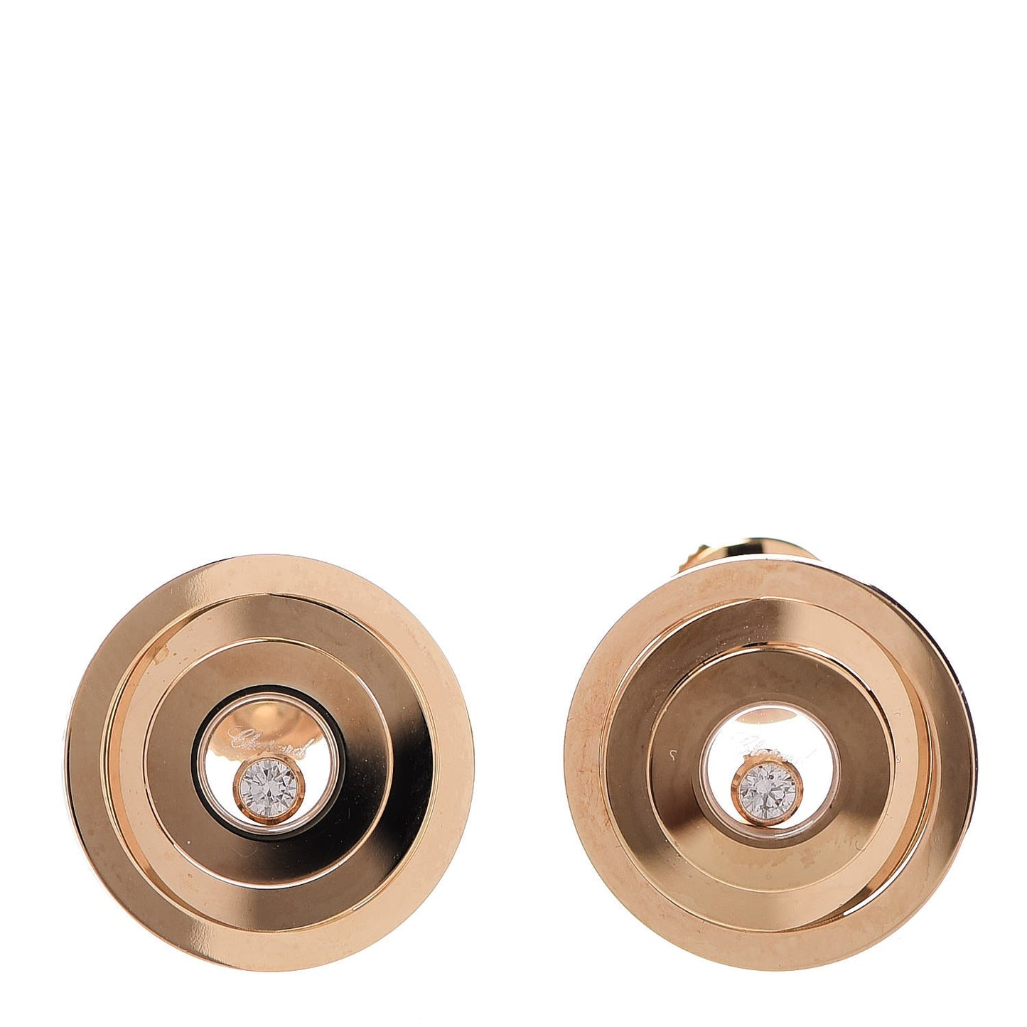 18K Yellow Gold Diamond Happy Spirit Earrings