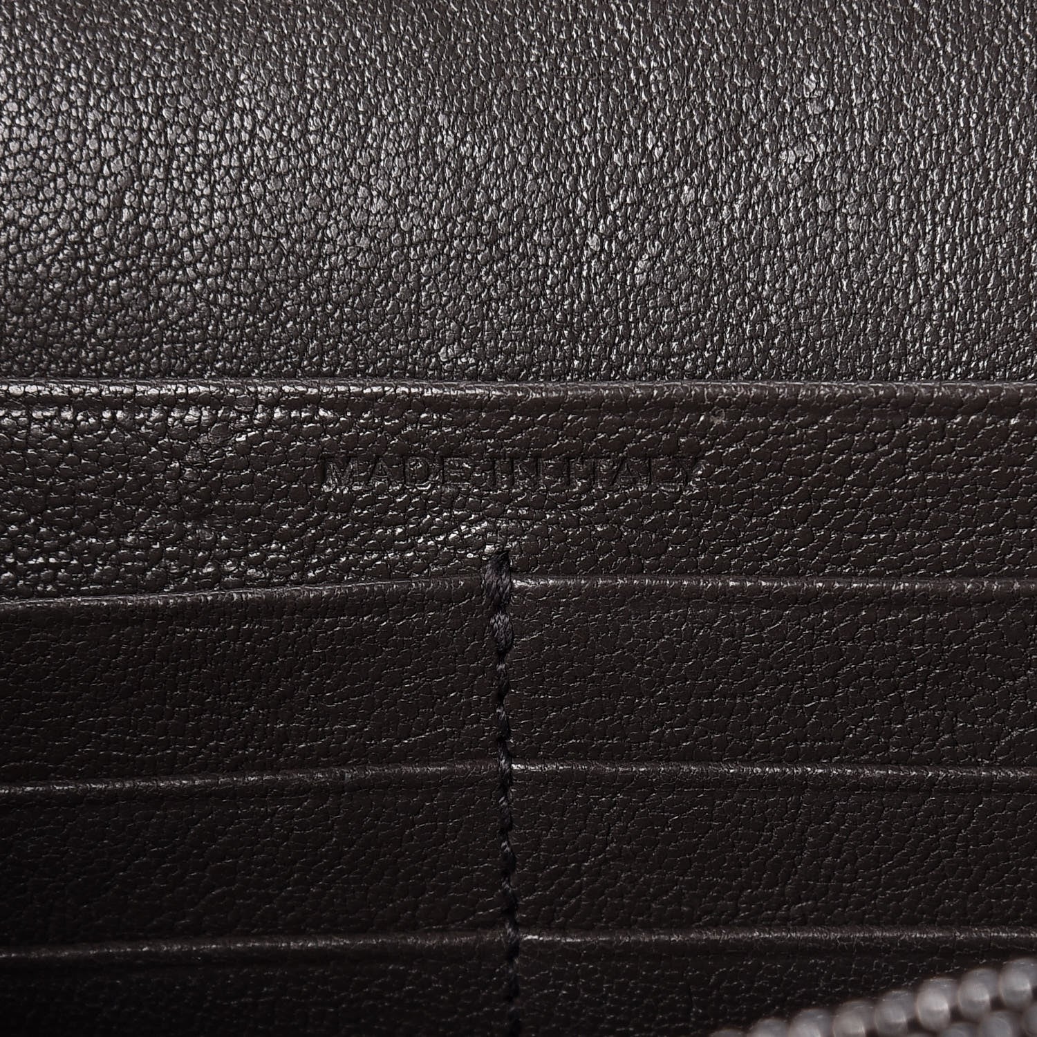 Saint Laurent Sheepskin Tri-Quilt Monogram Envelope Chain Wallet Earth 6 of 9