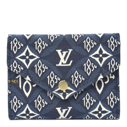 Louis Vuitton Jacquard Since 1854 Victorine Wallet Blue 1 of 8