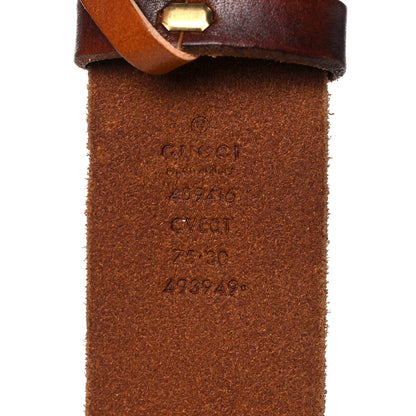 Gucci Faded Calfskin Double G 40mm Belt 75 30 Cuir 3 of 6