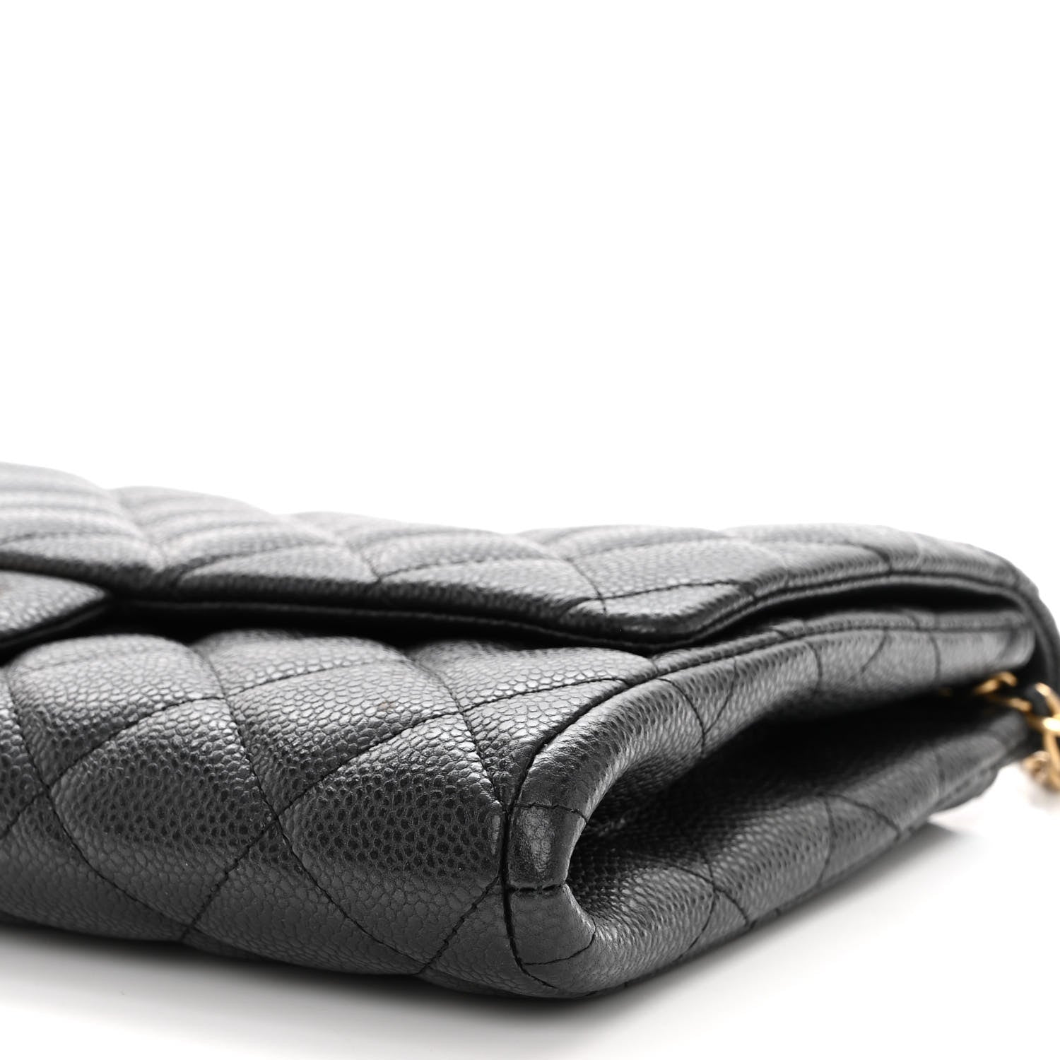 Chanel Caviar Quilted Clutch With Chain Flap Black 10 of 10