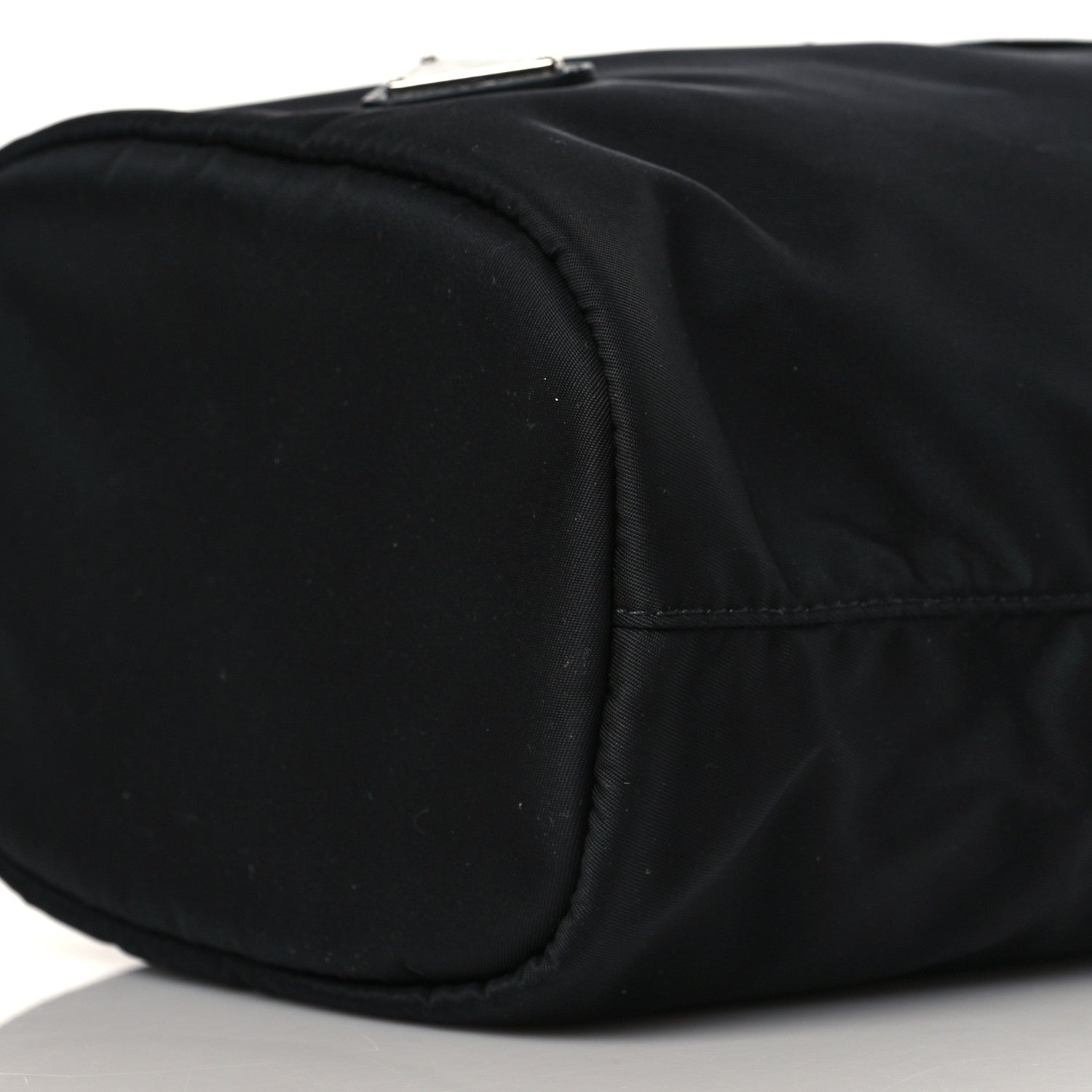Prada Saffiano Tessuto Nylon Vela Bucket Wristlet Black 10 of 10