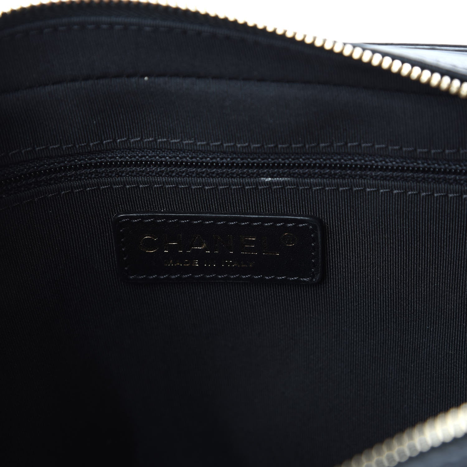 Chanel Calfskin Quilted CC Medium Vanity Case Black 8 of 11
