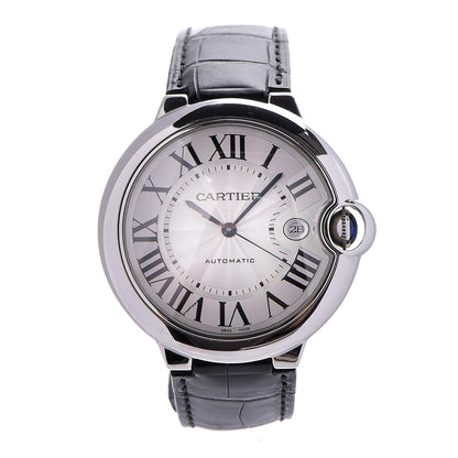 Cartier Stainless Steel Alligator 42mm Ballon Bleu De Cartier Automatic Watch 1 of 9