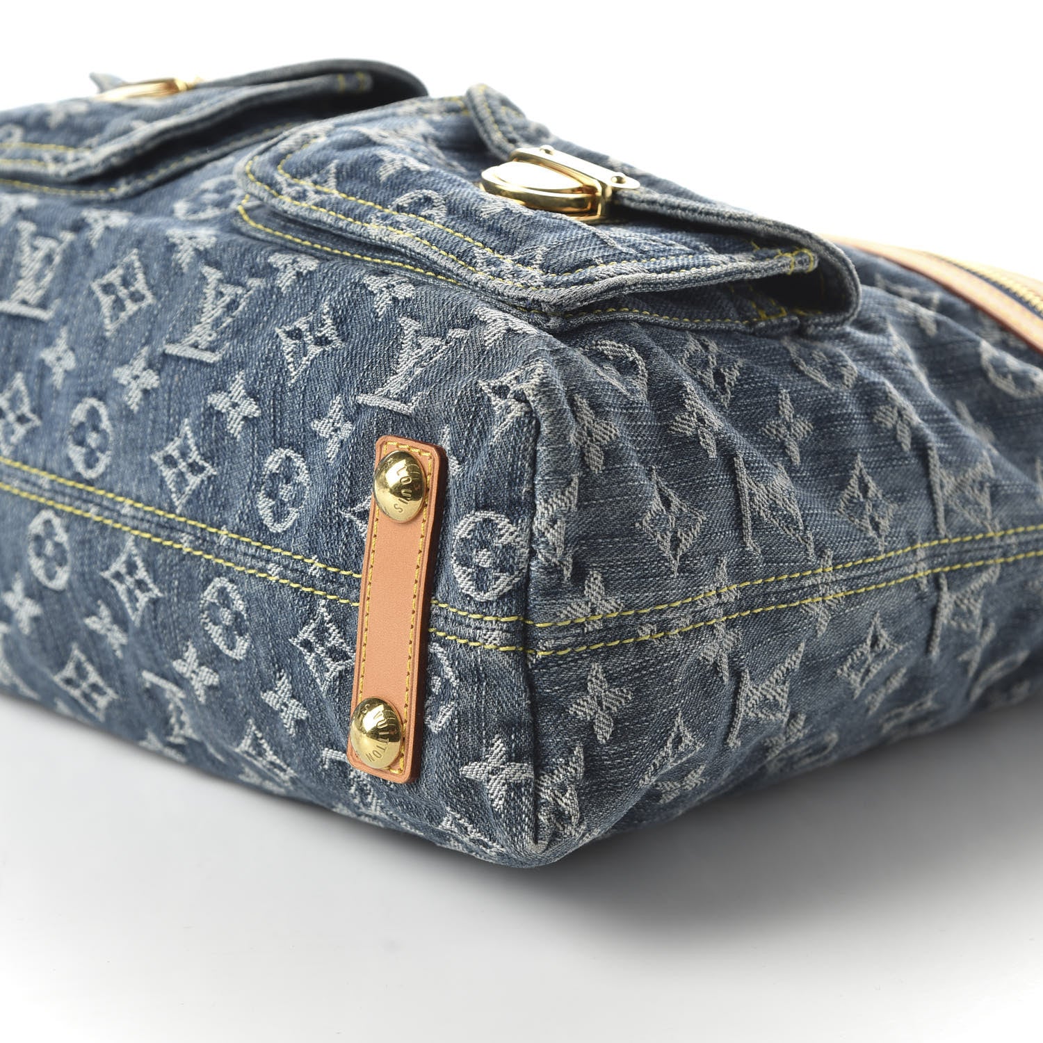 Louis Vuitton Denim Baggy GM Blue 7 of 9