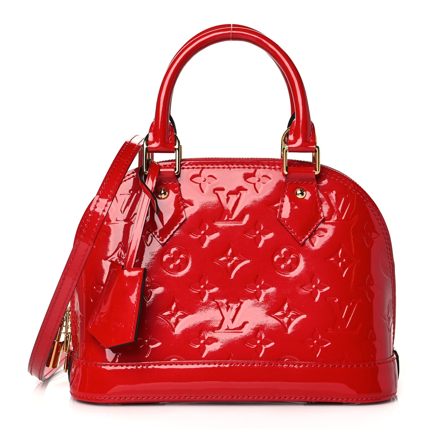 Louis Vuitton Vernis Alma BB Cherry 1 of 9