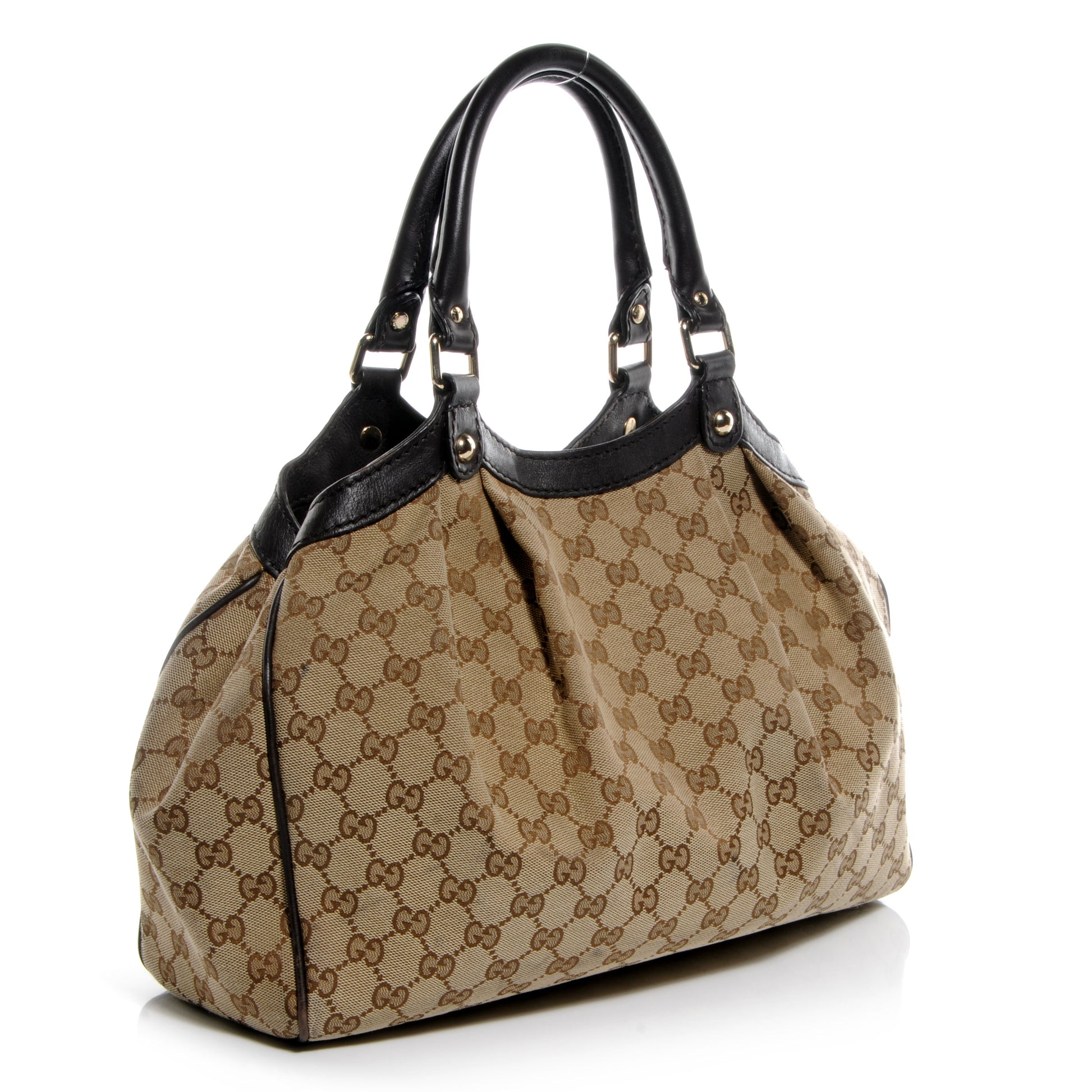 Gucci Monogram Medium Sukey Brown 3 of 7