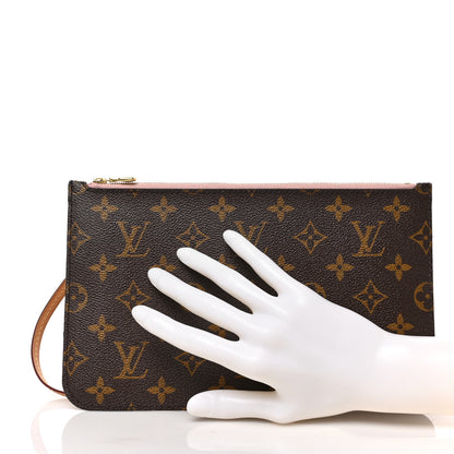 Louis Vuitton Monogram Neverfull MM GM Pochette Sugar Pink 2 of 6