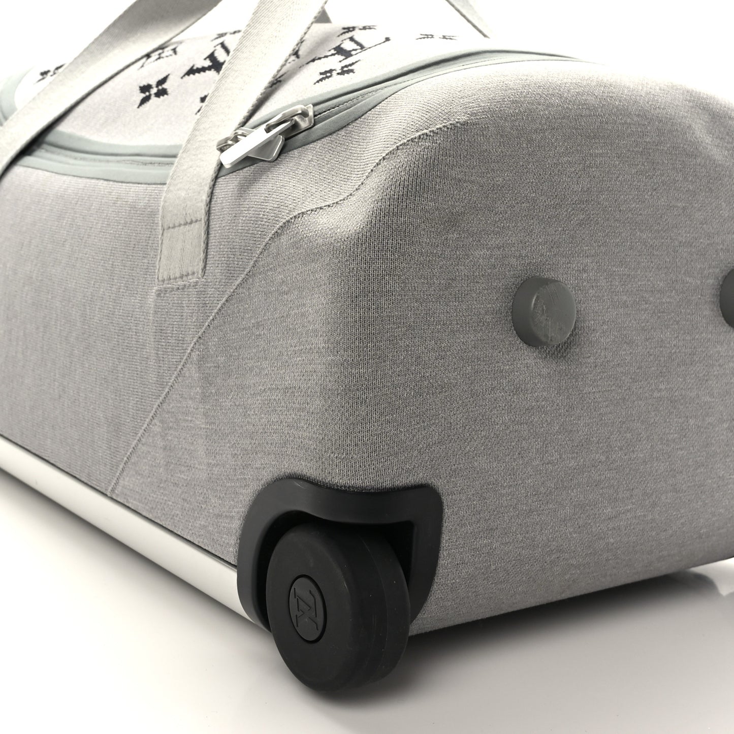 Knit Monogram Horizon Soft Duffle 55 Grey