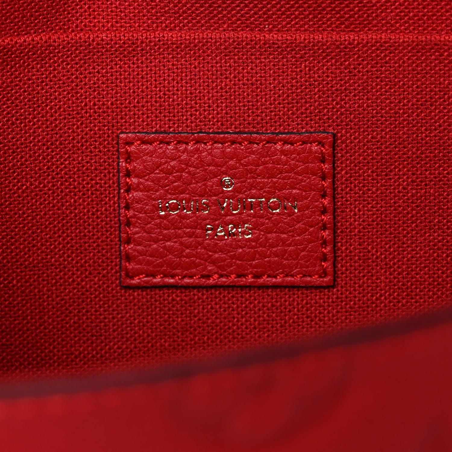 Louis Vuitton Empreinte Pochette Felicie Chain Wallet Cherry 6 of 10