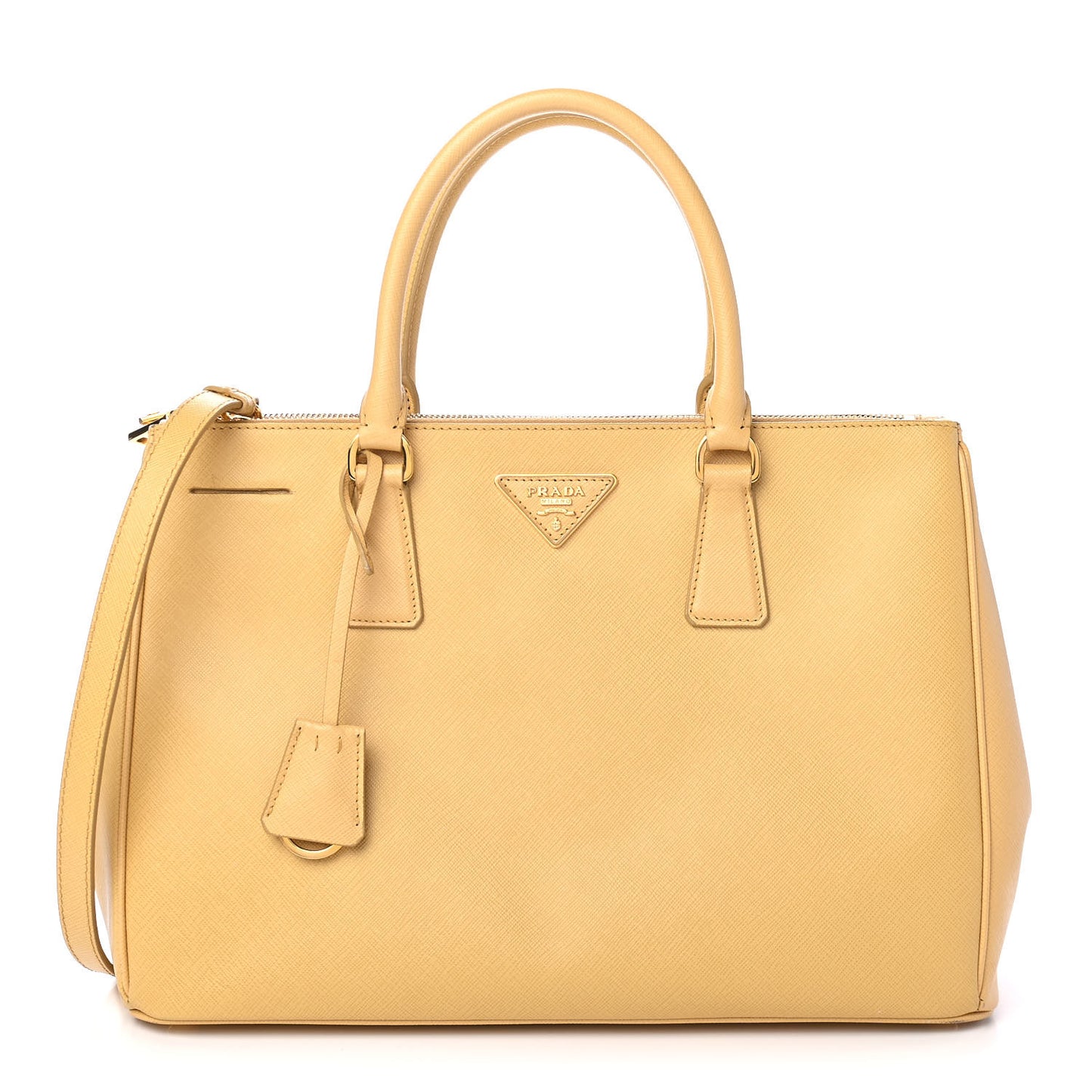 Saffiano Medium Galleria Double Zip Tote Ginestra