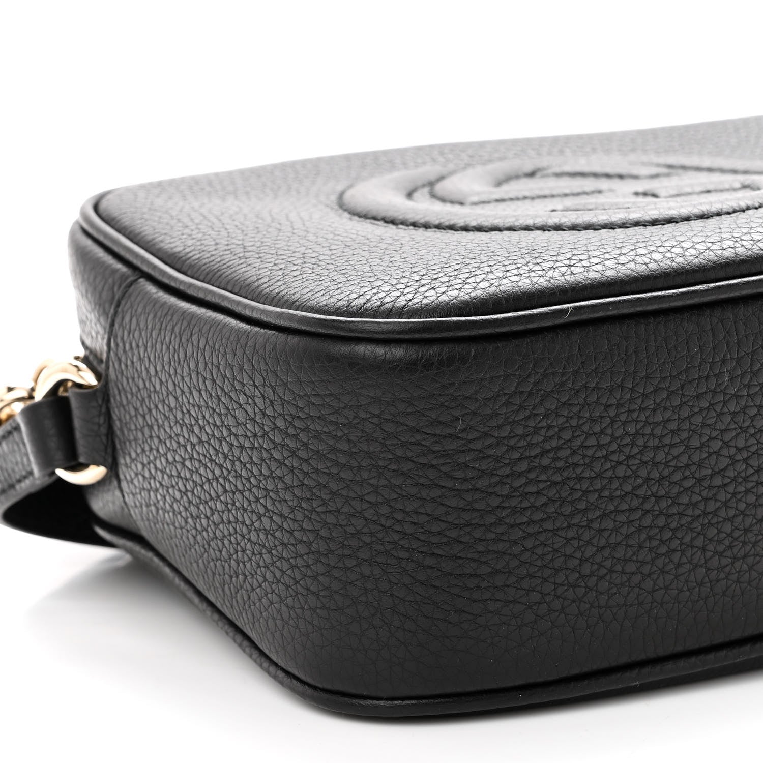 Gucci Pebbled Calfskin Small Soho Disco Bag Black 9 of 10