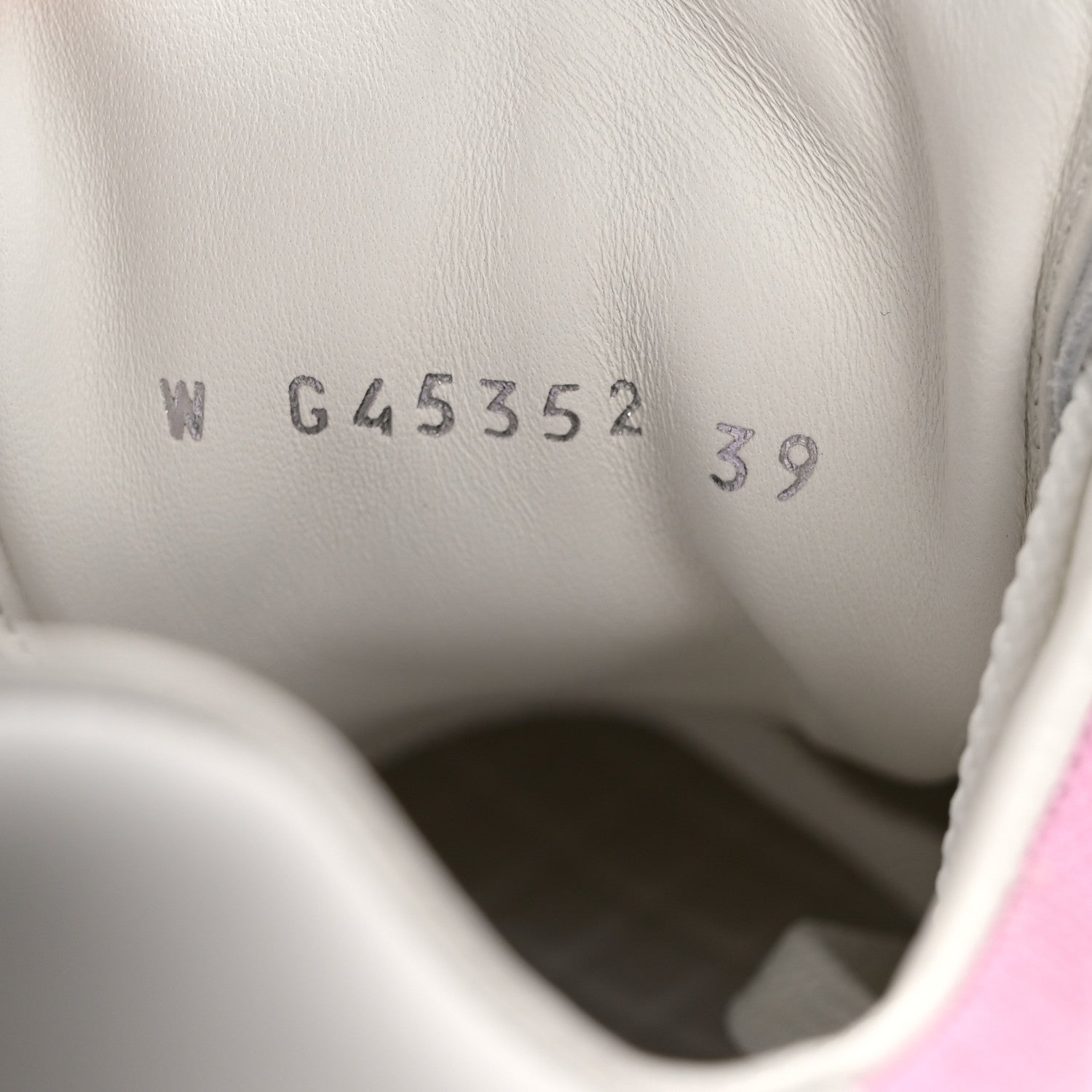 Chanel Cotton Sneakers 39 Pink White 9 of 10