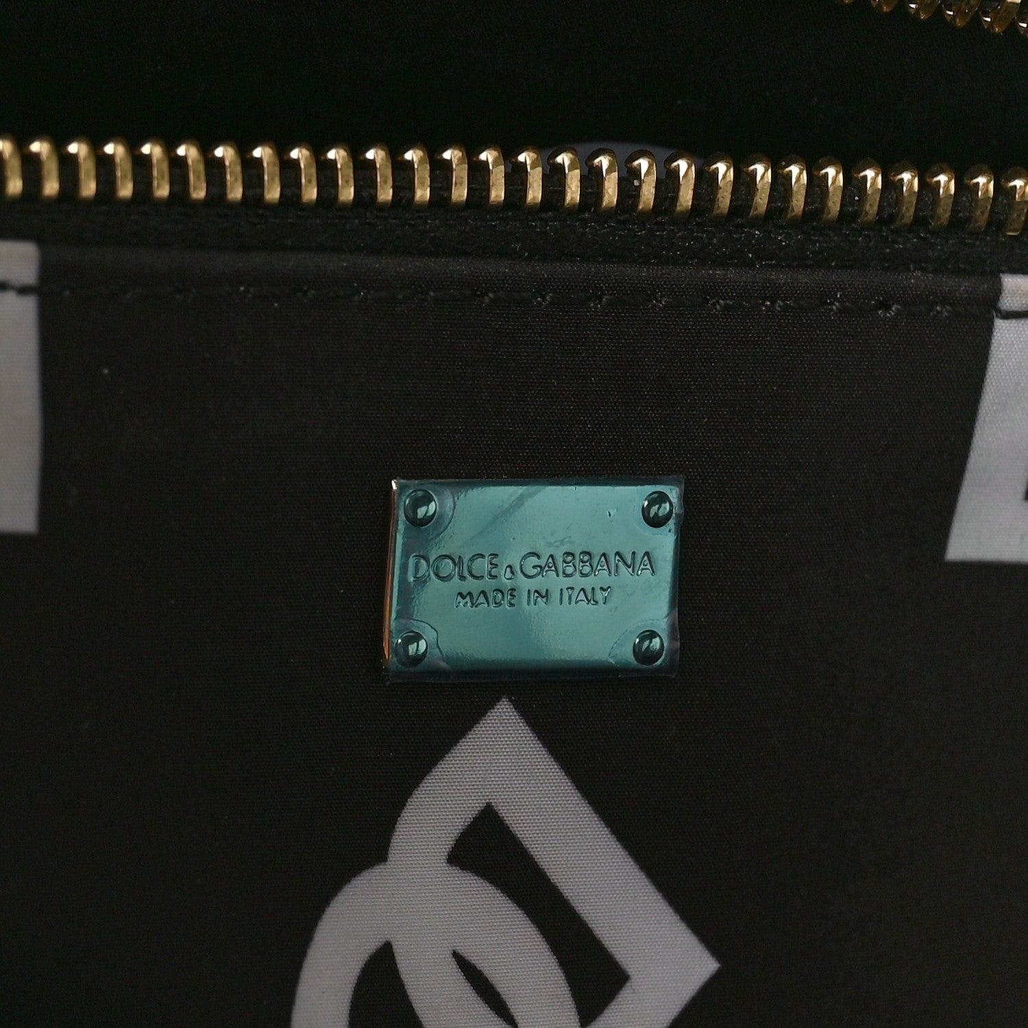 Dolce & Gabbana Calfskin DG Logo Shopper Tote Black 6 of 8