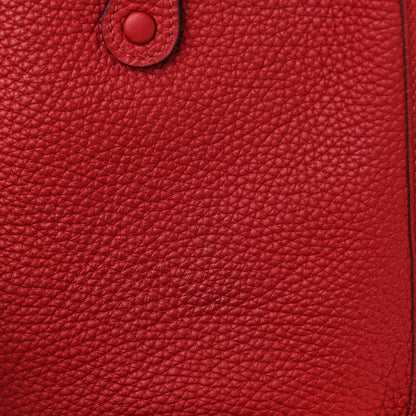 Hermes Taurillon Clemence Evelyne TPM Rouge Grenat 11 of 11