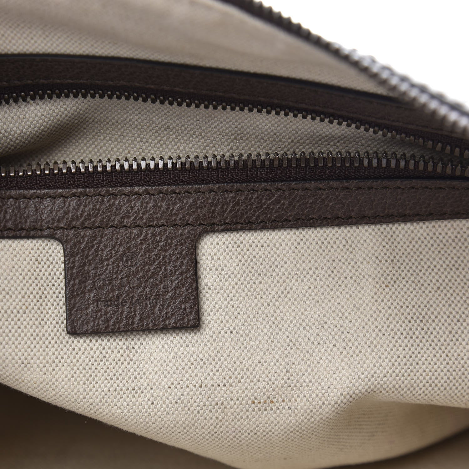 Gucci GG Supreme Monogram Web Ophidia Half Moon Hobo Brown 8 of 11