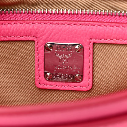 MCM Calfskin Large Patricia Wallet On Chain Pink 6 of 15