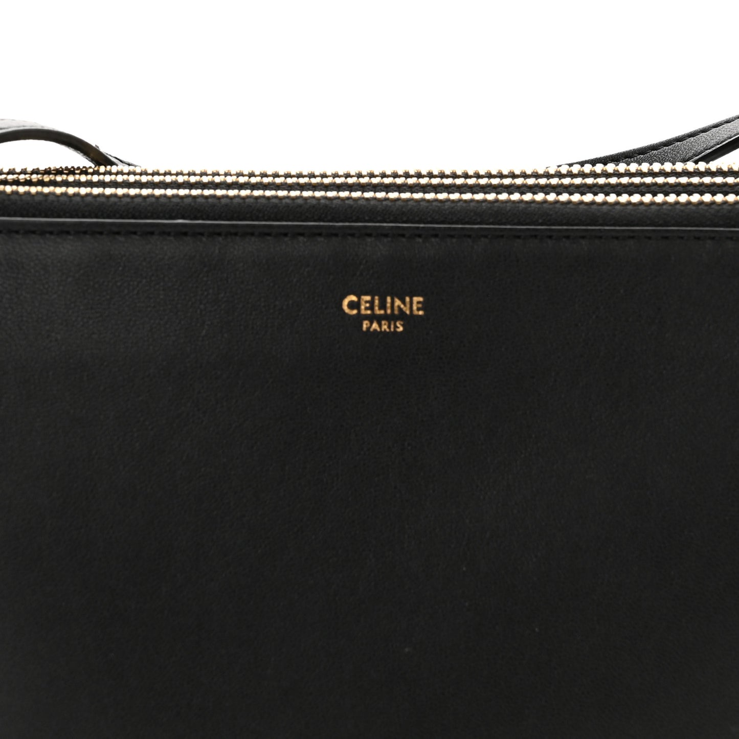 Lambskin Small Trio Crossbody Bag Black