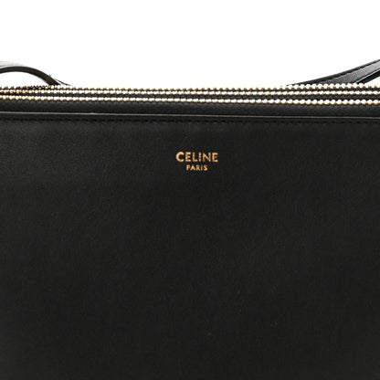 Celine Lambskin Small Trio Crossbody Bag Black 9 of 10