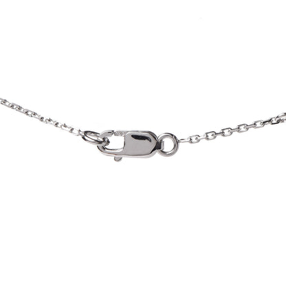 Van Cleef & Arpels 18K White Gold Turquoise Sweet Alhambra Butterfly Pendant Necklace 5 of 7