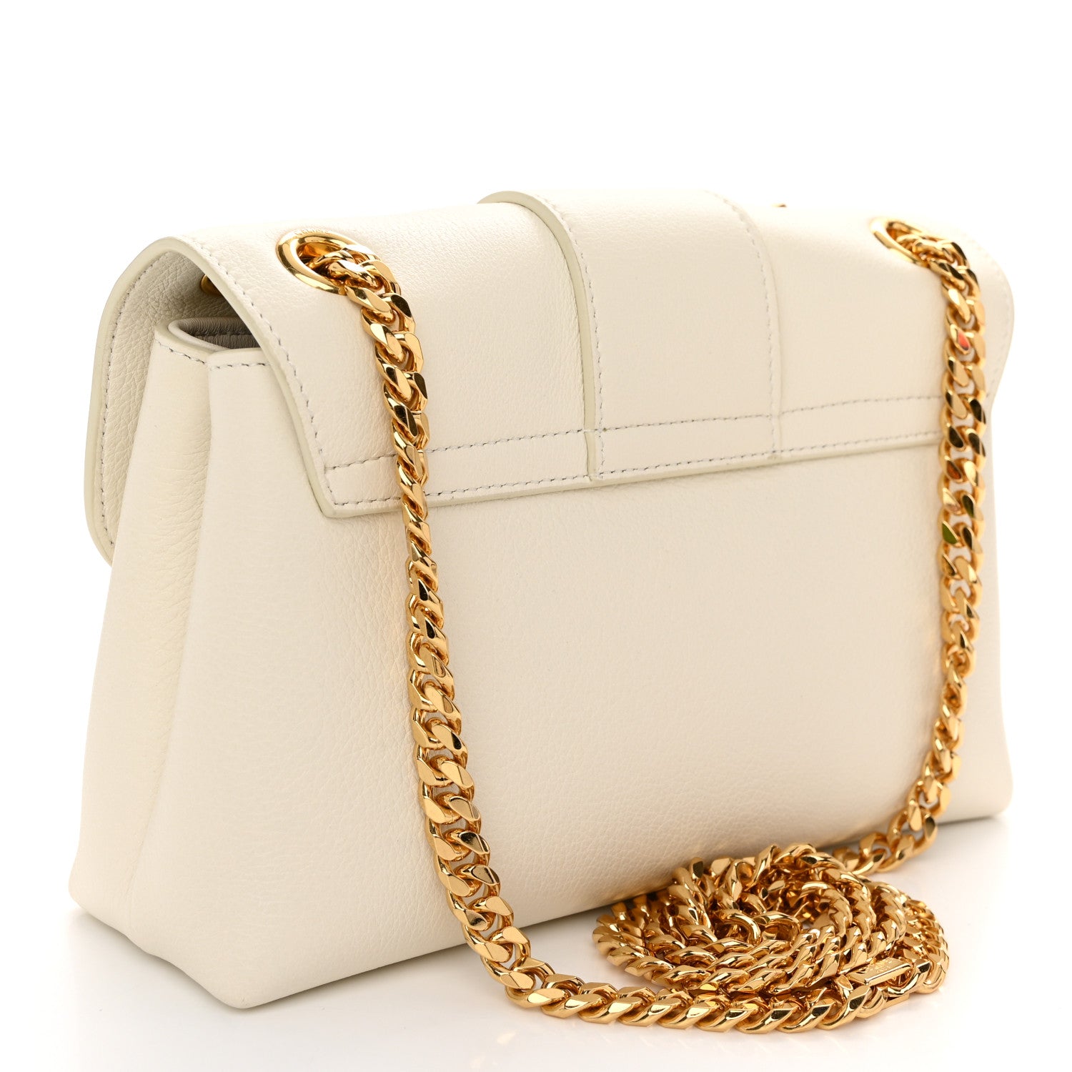 Celine Supple Calfskin Teen Victoire White 3 of 10